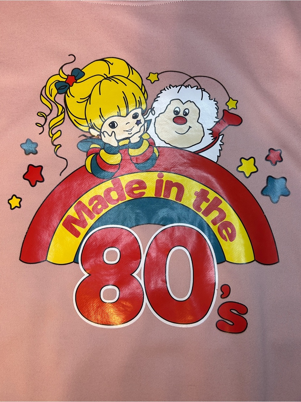 Made in the 80's Pink Kids Graphic Top